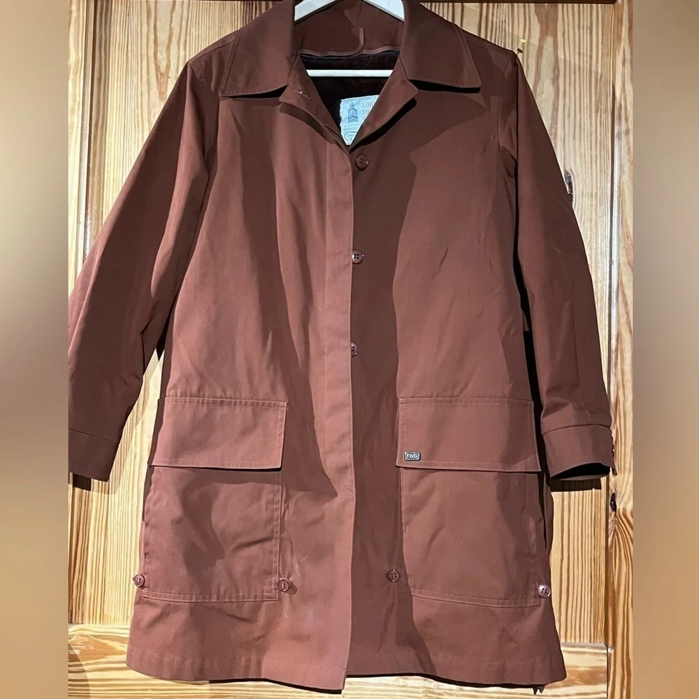 NEW Vintage Women’s London Fog Maincoats Trench Coat Rust Brown Removable Liner